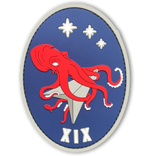 Load image into Gallery viewer, SPACE FORCE TEAM XIX JOINT OCTOPUS MISSION PATCH MILITARY PVC BL1-13B PAT-398
