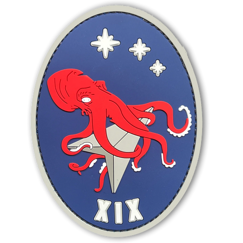 SPACE FORCE TEAM XIX JOINT OCTOPUS MISSION PATCH MILITARY PVC BL1-13B PAT-398