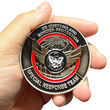 Load image into Gallery viewer, SRT Special Response Team CBP CBPO Tactical Operator Border BL6-003 - www.ChallengeCoinCreations.com