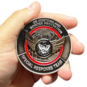 SRT Special Response Team CBP CBPO Tactical Operator Border BL6-003 - www.ChallengeCoinCreations.com
