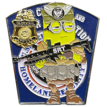 Load image into Gallery viewer, CBP Operator Border Patrol Agent Bortac and Field Operations CBP Officer SRT Challenge Coin BL11-008 - www.ChallengeCoinCreations.com