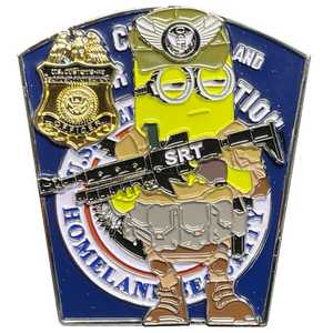 CBP Operator Border Patrol Agent Bortac and Field Operations CBP Officer SRT Challenge Coin BL11-008 - www.ChallengeCoinCreations.com