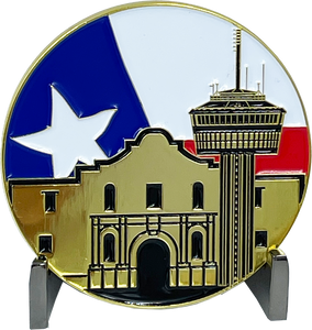 San Antonio Texas CBP Officer Challenge Coin Port of Entry CBPO Field Ops Field Operations BL7-004 - www.ChallengeCoinCreations.com