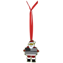 Load image into Gallery viewer, GG-016 Thin Gray Line Christmas Ornament Santa Corrections Challenge Coin Correctional Officer CO - www.ChallengeCoinCreations.com