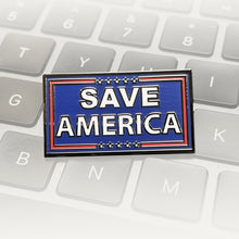 Load image into Gallery viewer, SAVE AMERICA Pin President Donald J. Trump 45 MAGA White House America First BL13-015 - www.ChallengeCoinCreations.com