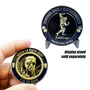 Governor Arnold Schwarzenegger Protective Detail Challenge Coin Terminator LL-008 - www.ChallengeCoinCreations.com