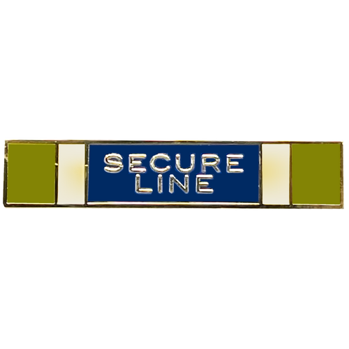 Secure Line Riot Crowd Control Civil Unrest Unit Citation Commendation Bar Pin Police CBP LAPD Minneapolis Chicago NYPD BL5-021 - www.ChallengeCoinCreations.com