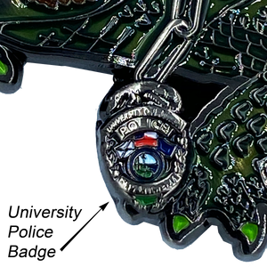 Florida Gators Challenge Coin Police Badge K9 FL State Seminoles SemiHoles FF-021 - www.ChallengeCoinCreations.com