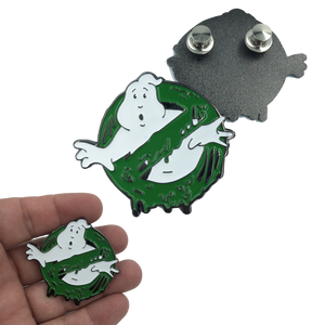 14-GB Ghostbusters Mooglie Slimed Pin - www.ChallengeCoinCreations.com