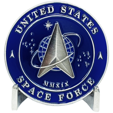 Load image into Gallery viewer, Space Force Challenge Coin United States Air Force USAF MMXIX US Space Force EL3-014 - www.ChallengeCoinCreations.com
