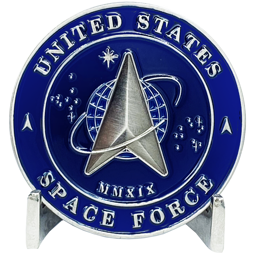 Space Force Challenge Coin United States Air Force USAF MMXIX US Space Force EL3-014 - www.ChallengeCoinCreations.com