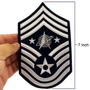 United States Space Force Patch U.S. Department of the Air Force Senior Enlisted Advisor Chief Master Sergeant Rank CL4-05 PAT-265