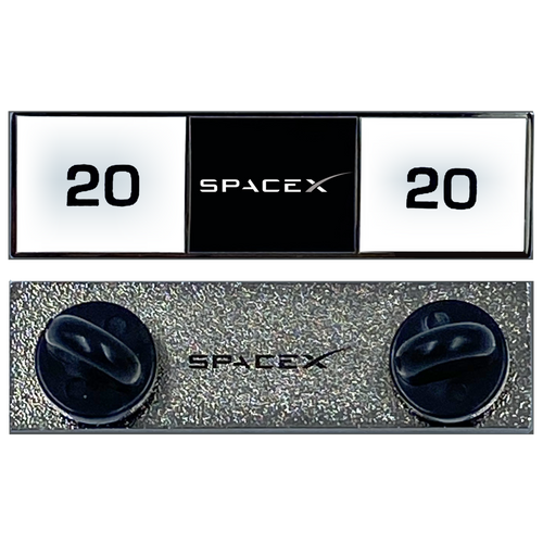 SpaceX 2020 Crew Uniform Commendation Bar Pin DL8-11 - www.ChallengeCoinCreations.com