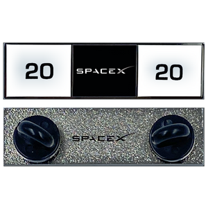 SpaceX 2020 Crew Uniform Commendation Bar Pin DL8-11 - www.ChallengeCoinCreations.com