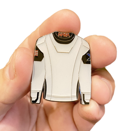 SpaceX Nasa inspired uniform Shirt Launch Pin Crew Dragon spacecraft Resilience Falcon 9 C207 Kennedy Space Center G-017 - www.ChallengeCoinCreations.com