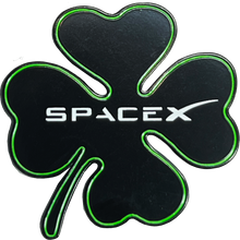 Load image into Gallery viewer, SpaceX Shamrock Mission Pin Space X Falcon 9 Falcon Heavy GL2-016 P-128