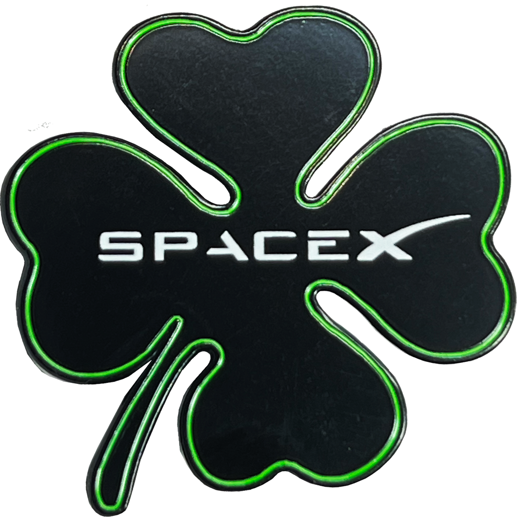 SpaceX Shamrock Mission Pin Space X Falcon 9 Falcon Heavy GL2-016 P-128