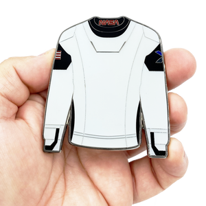 SpaceX Nasa inspired uniform Shirt Challenge Coin Crew Dragon spacecraft Resilience Falcon 9 C207 Kennedy Space Center G-015 - www.ChallengeCoinCreations.com