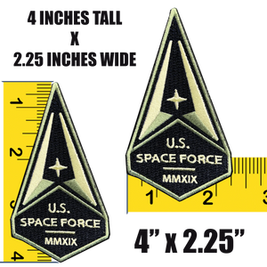 UNITED STATES Space Force USAF AIR FORCE MMXIX Embroidered uniform patch NASA SpaceX CL8-17 PAT-227