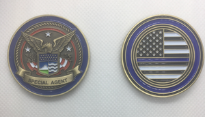 Special Agent SAC 1.75" Challenge Coin CL-AAA - www.ChallengeCoinCreations.com