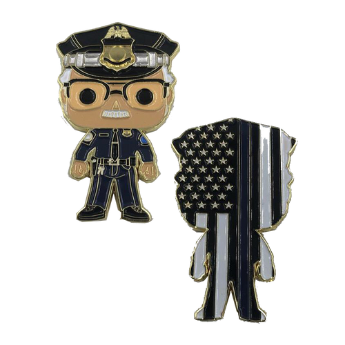 Stan Lee inspired Funko guy Challenge Coin BH-007 - www.ChallengeCoinCreations.com