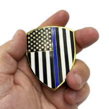 Load image into Gallery viewer, LI Suffolk County Police Department Long island Dept. Challenge Coin thin blue line SCPD DL10-09 - www.ChallengeCoinCreations.com