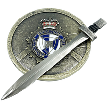 Load image into Gallery viewer, CBSA ASFC Canada Border Services Agency Shield with removable Sword Challenge Coin Set Canadian Customs BL9-004 - www.ChallengeCoinCreations.com