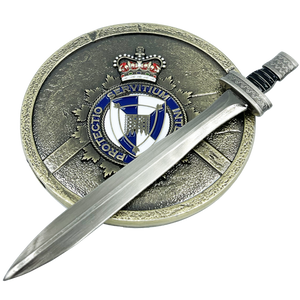 CBSA ASFC Canada Border Services Agency Shield with removable Sword Challenge Coin Set Canadian Customs BL9-004 - www.ChallengeCoinCreations.com