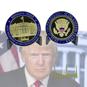 New 45th President DONALD J. TRUMP Challenge Coin White House POTUS MAGA G-023 - www.ChallengeCoinCreations.com