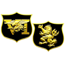 Load image into Gallery viewer, Navy Seal Team 6 Naval Special Warfare Lion Trident Shield Challenge Coin Seal Team Six GL11-008