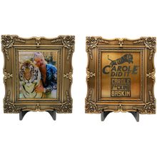 Load image into Gallery viewer, Huge Tiger King Joe Exotic Carole Baskin Challenge Coin CL2-18 - www.ChallengeCoinCreations.com
