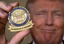 Load image into Gallery viewer, President Donald J. Trump 45 MAGA Make America Great POTUS White House Challenge Coin J-023 - www.ChallengeCoinCreations.com