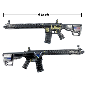 Trump Maga 2nd Amendment Assault Rifle M4 AK47 Challenge Coin Police Thin Blue Line 2020 FF-005 - www.ChallengeCoinCreations.com
