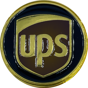 UPS lapel pin BL10-012 - www.ChallengeCoinCreations.com