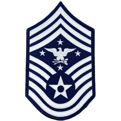 Senior Enlisted Advisor to the Chairman of the Joint Chiefs of Staff Air Force Senior Enlisted Advisor Chief Master Sergeant Rank (Eagle Looking Left) USAF Patch  DL1-14 PAT-263 (E)