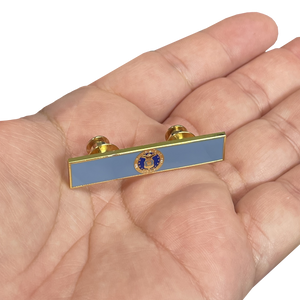 US Air Force Military Service Citation Commendation Bar Pin Police CBP Field Operations Field Ops ofo cbfo Marine Corps EL3-021 - www.ChallengeCoinCreations.com