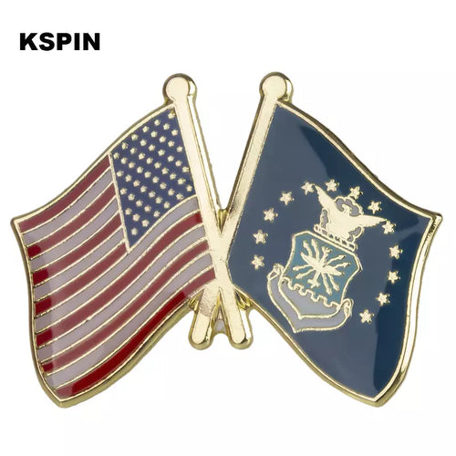 USA USAF United States Air Force Flags Lapel Pin FREE USA SHIPPING SHIPS FREE FROM THE USA ZQ-78A