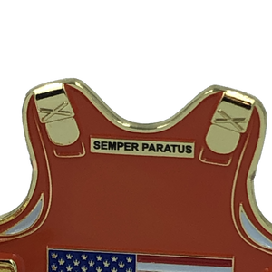 USCG Coast Guard Body Armor Challenge Coin H-017 - www.ChallengeCoinCreations.com