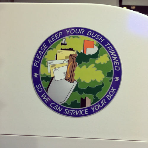 Parody USPS Postal Service Keep Your Bush Trimmed 3.5