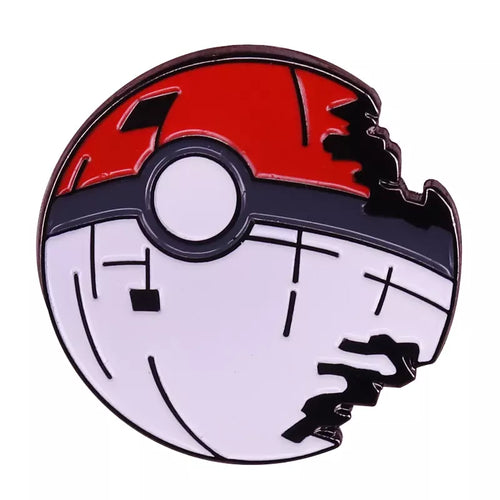 Death Star Mashup Pokeball Enamel Pin Wars Madalorian FREE USA SHIPPING SHIPS FROM USA P-199B