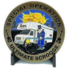 Load image into Gallery viewer, Ultimate Scrooge Task Force FBI ATF Metro Nashville Police Department Challenge Coin RV Explosion 2020 EL8-007 - www.ChallengeCoinCreations.com
