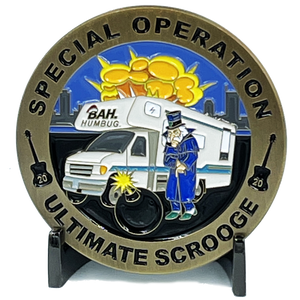 Ultimate Scrooge Task Force FBI ATF Metro Nashville Police Department Challenge Coin RV Explosion 2020 EL8-007 - www.ChallengeCoinCreations.com