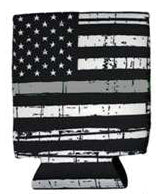 Load image into Gallery viewer, First Responder USA Thin Line Military Themed Can Koozie Ships From The USA