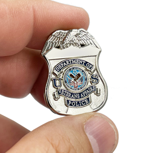 VA Veterans Affairs Administration lapel pin for Police Officer Detective BL6-015 - www.ChallengeCoinCreations.com
