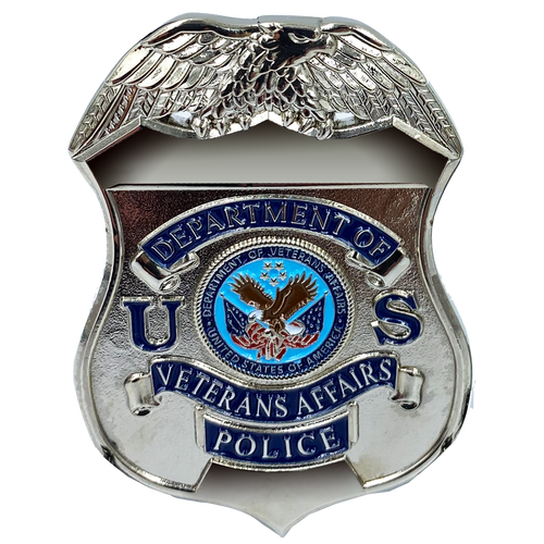 VA Veterans Affairs Administration lapel pin for Police Officer Detective BL6-015 - www.ChallengeCoinCreations.com