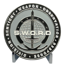 Load image into Gallery viewer, Wanda Vision Challenge Coin WandaVision Hex Vision SWORD BL11-005 - www.ChallengeCoinCreations.com