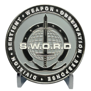 Wanda Vision Challenge Coin WandaVision Hex Vision SWORD BL11-005 - www.ChallengeCoinCreations.com