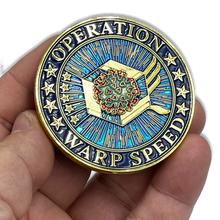 Load image into Gallery viewer, Operation Warp Speed Challenge Coin Baby Formula Shortage Task Force Department of Agriculture HHS CDC CL4-01
