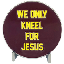 Load image into Gallery viewer, Washington Rednecks WE ONLY KNEEL FOR JESUS Challenge Coin DL8-01 - www.ChallengeCoinCreations.com