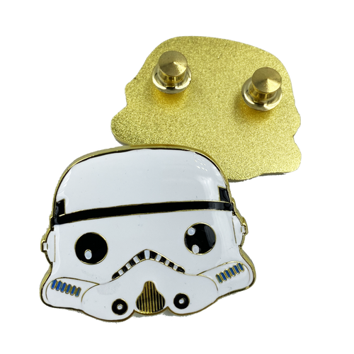 Star Wars inspired Stormtrooper Pins (WHITE) Storm Trooper - www.ChallengeCoinCreations.com